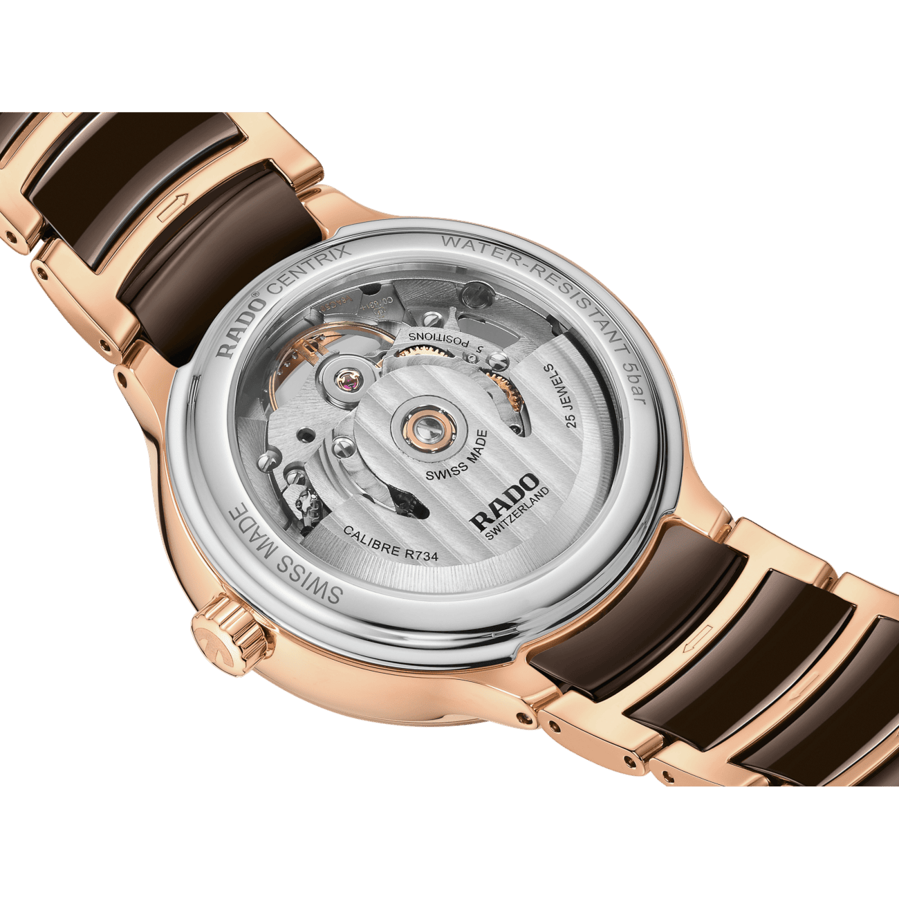 Centirx Diamonds Open Heart Automatik Uhr