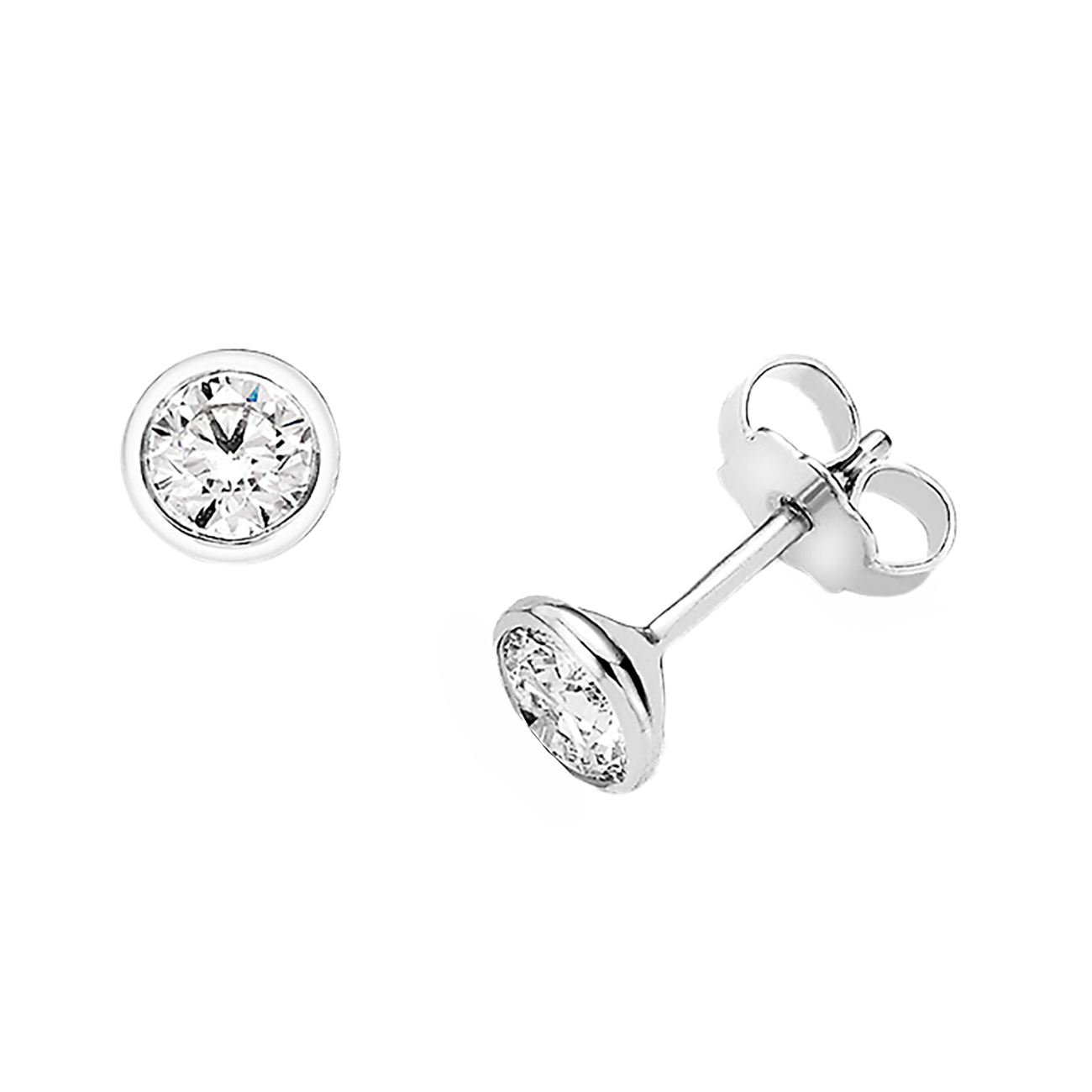 Ohrringe Brillant 0,70 ct 750er Weissgold Emma