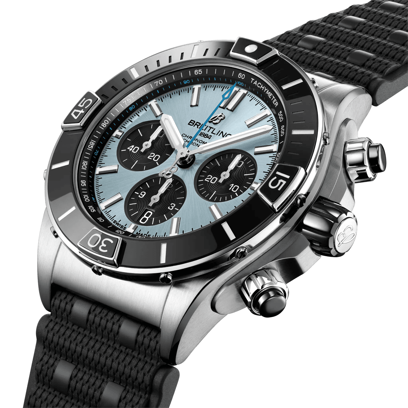 Super Chronomat B01 44 Ice Blue Automatik Uhr
