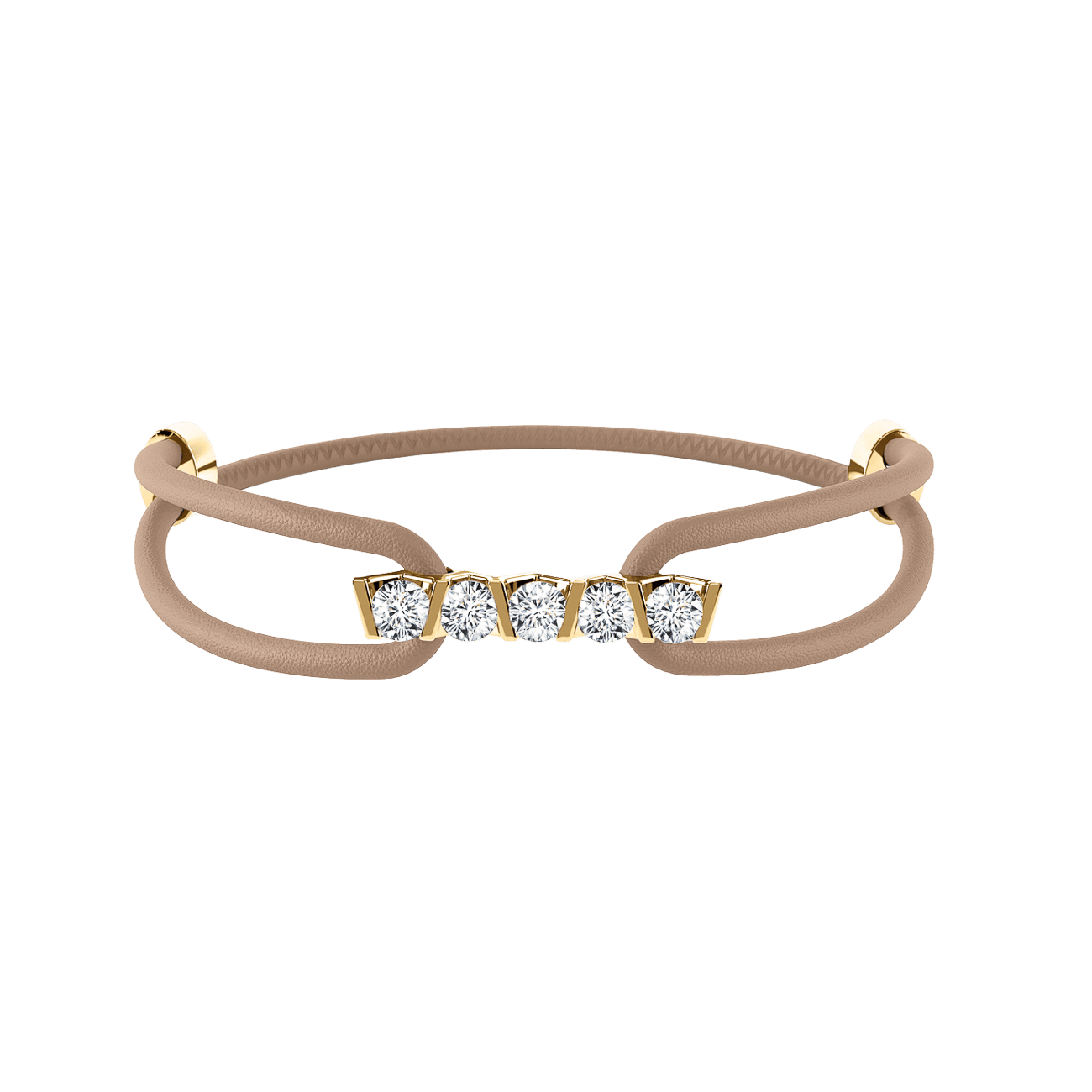Brillantarmband 0,80ct 750er Gelbgold Vivida