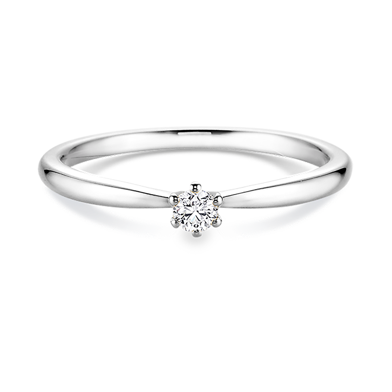 Brillantring 0,15 ct 750er Weissgold Julia