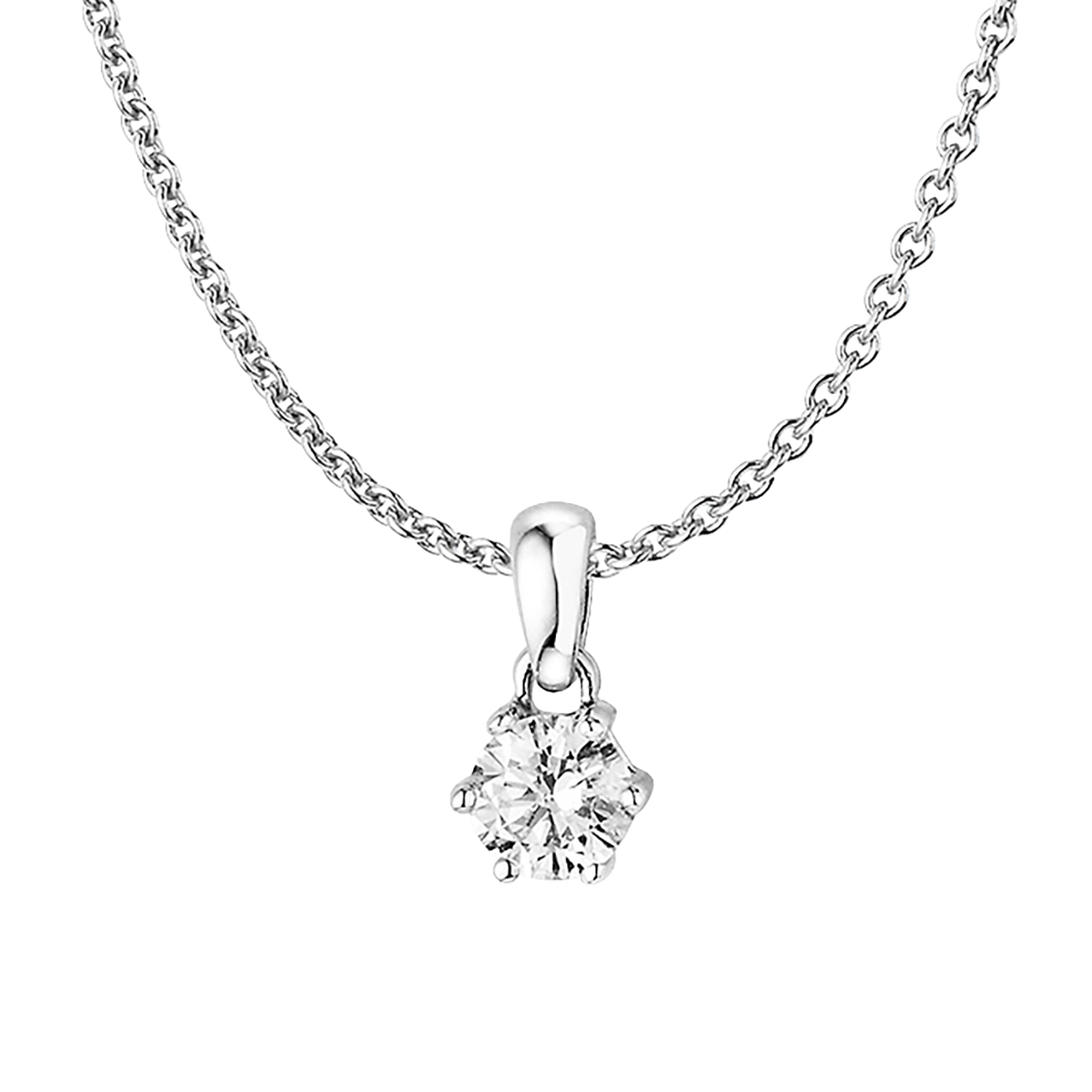 Anhänger Brillant 0,25 ct 750er Weissgold Julia
