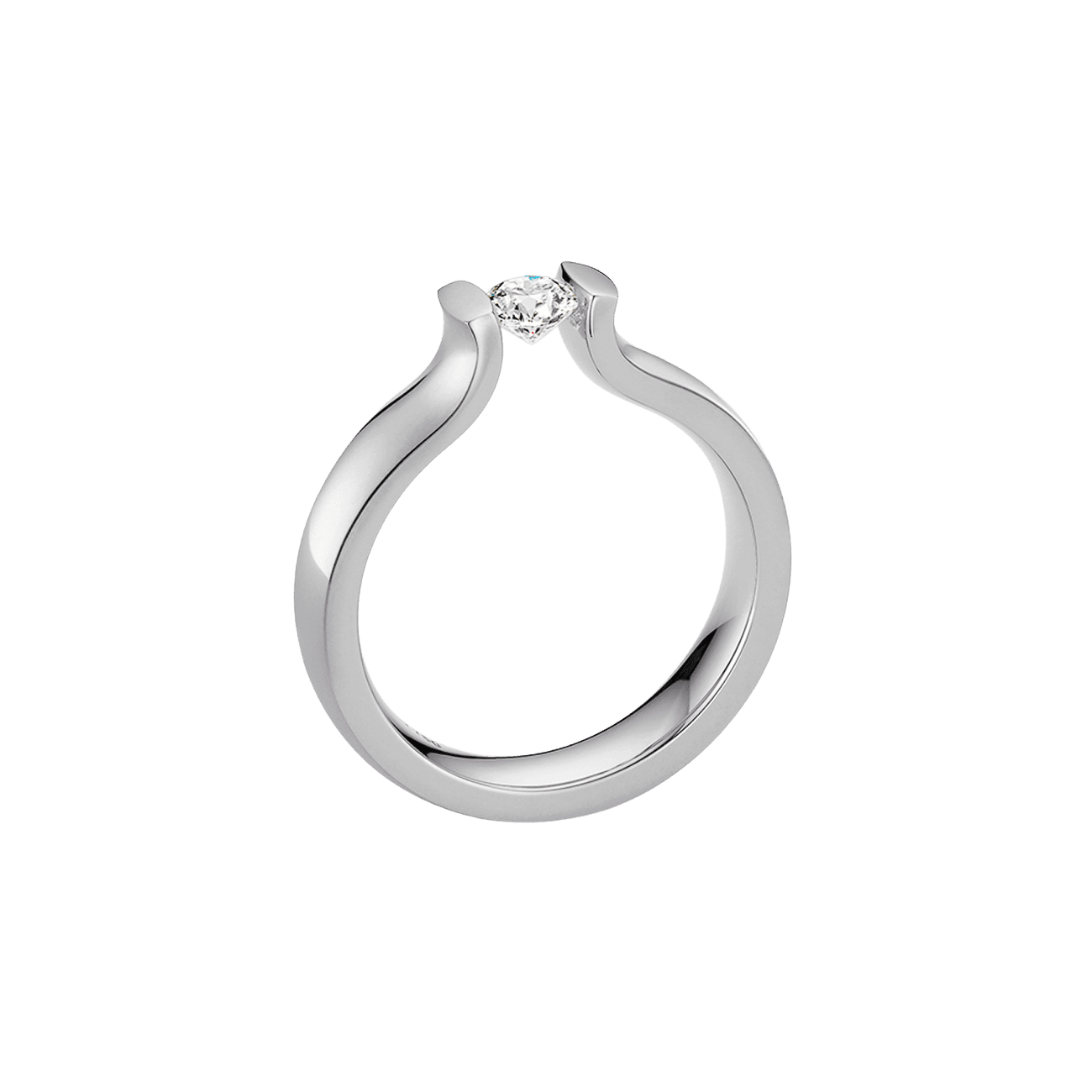 Brillantring 0,40ct 950er Platin Lucia