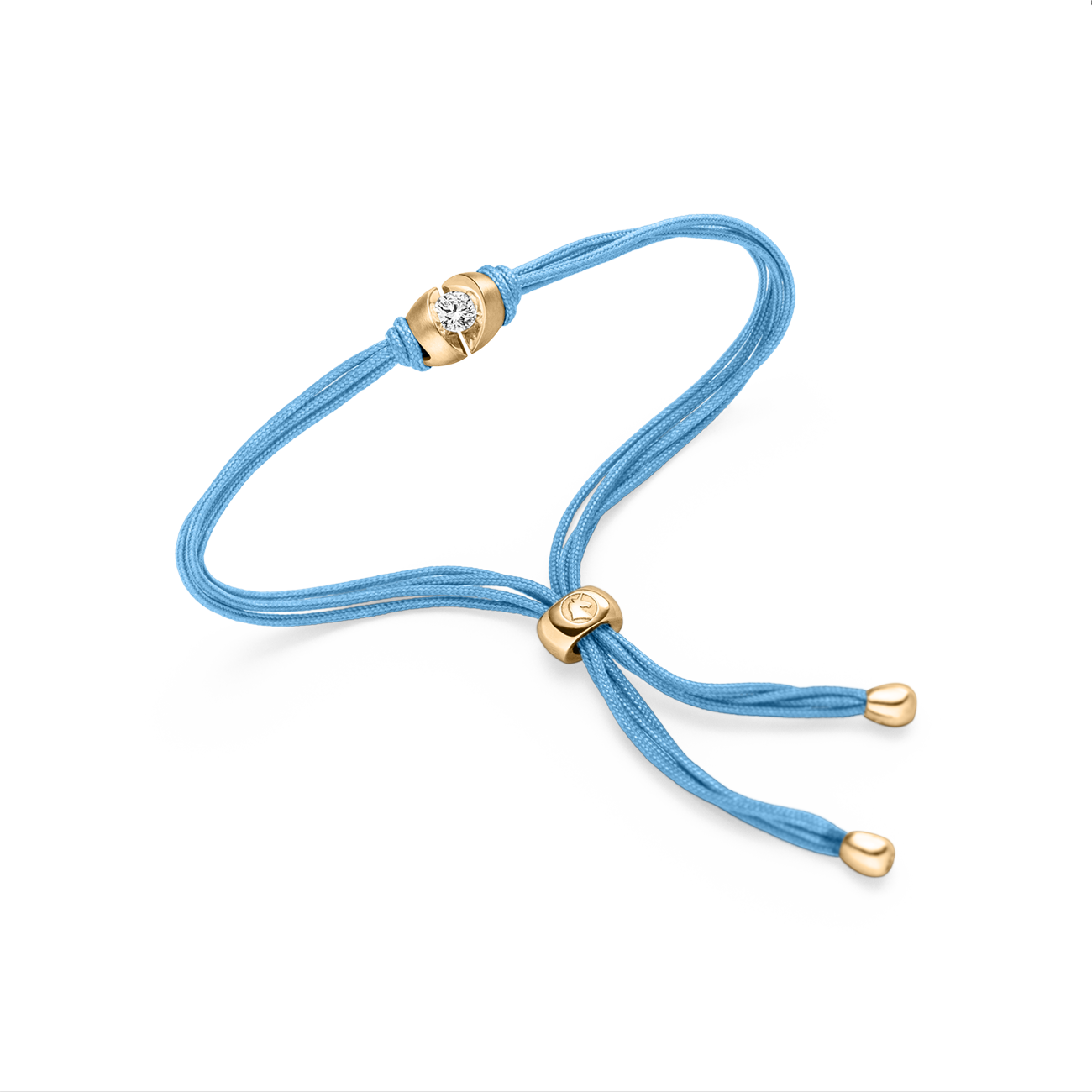 Brillantarmband 0,18 ct 750er Gelbgold Colortaire