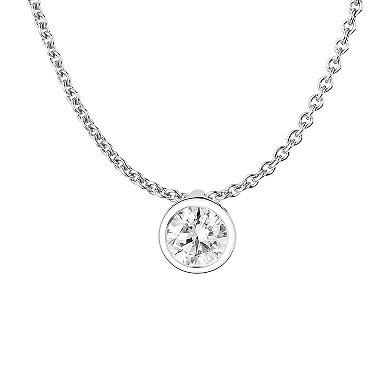 Anhänger Brillant 0,50 ct 750er Weissgold Emma