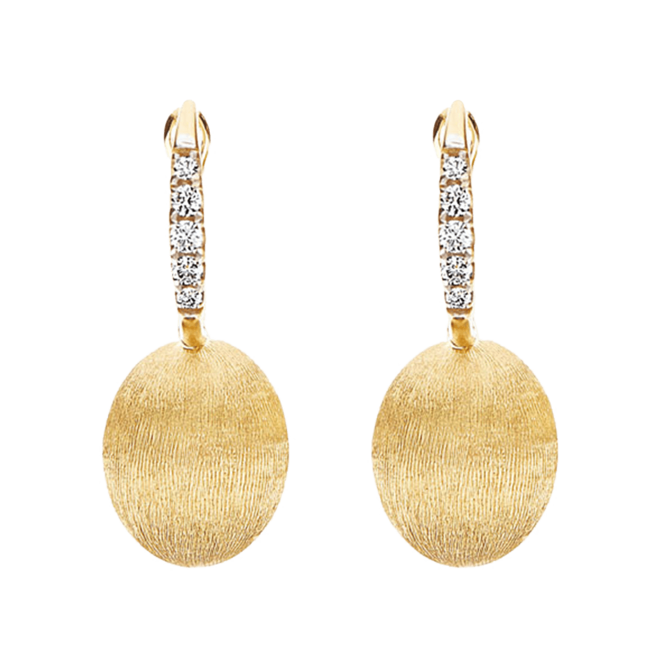 Ohrringe Brillant 0,09 ct 750er Gelbgold Dancing Elite