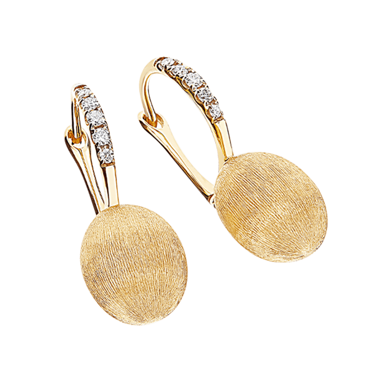 Ohrringe Brillant 0,09 ct 750er Gelbgold Dancing Elite