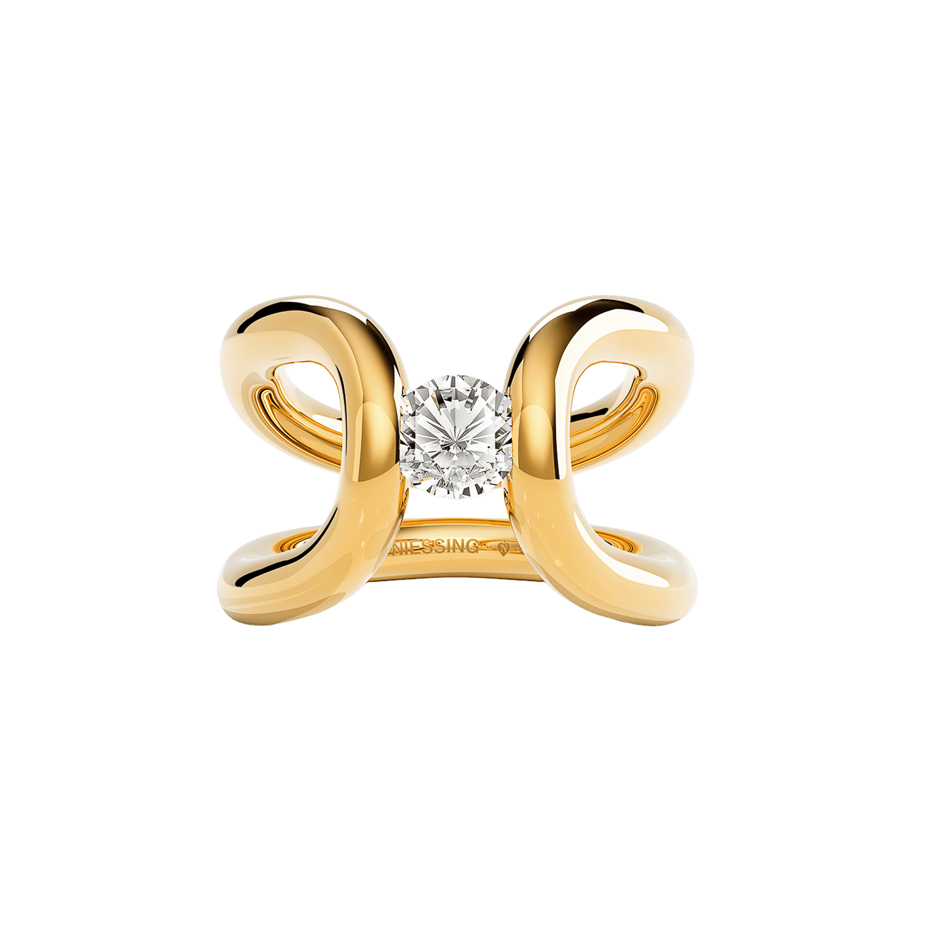 Brillantring 0,50ct 750er Gelbgold Ära C