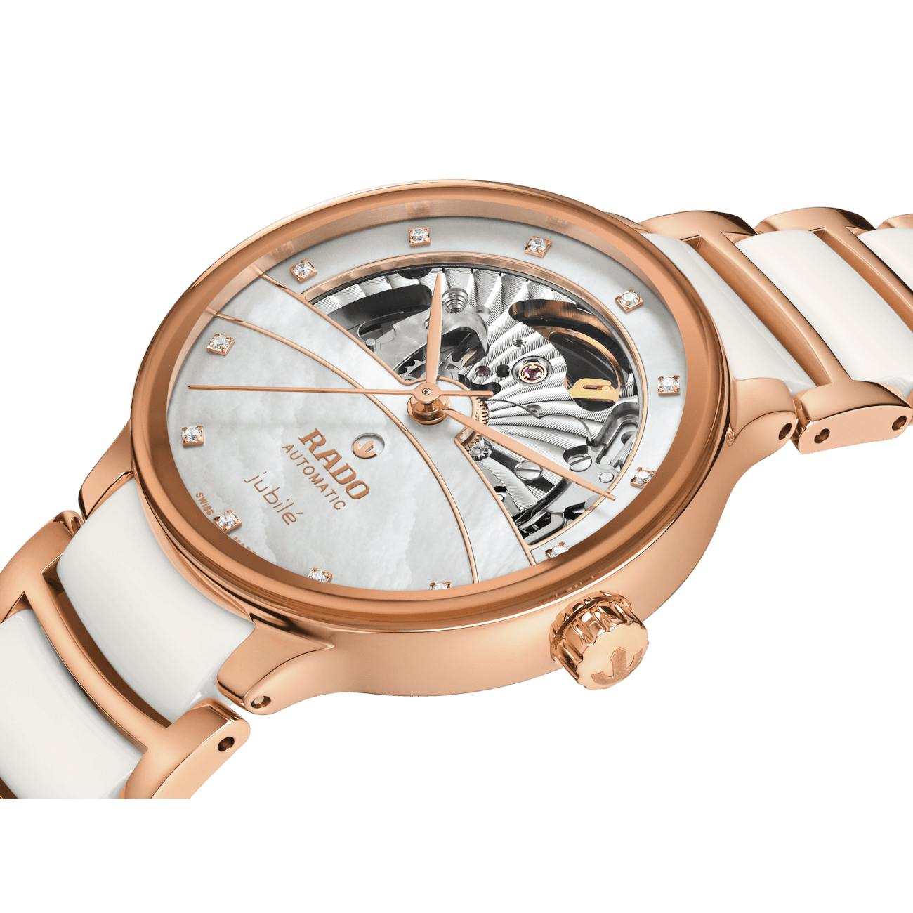 Centrix Automatic Diamonds Open Heart Automatik Uhr