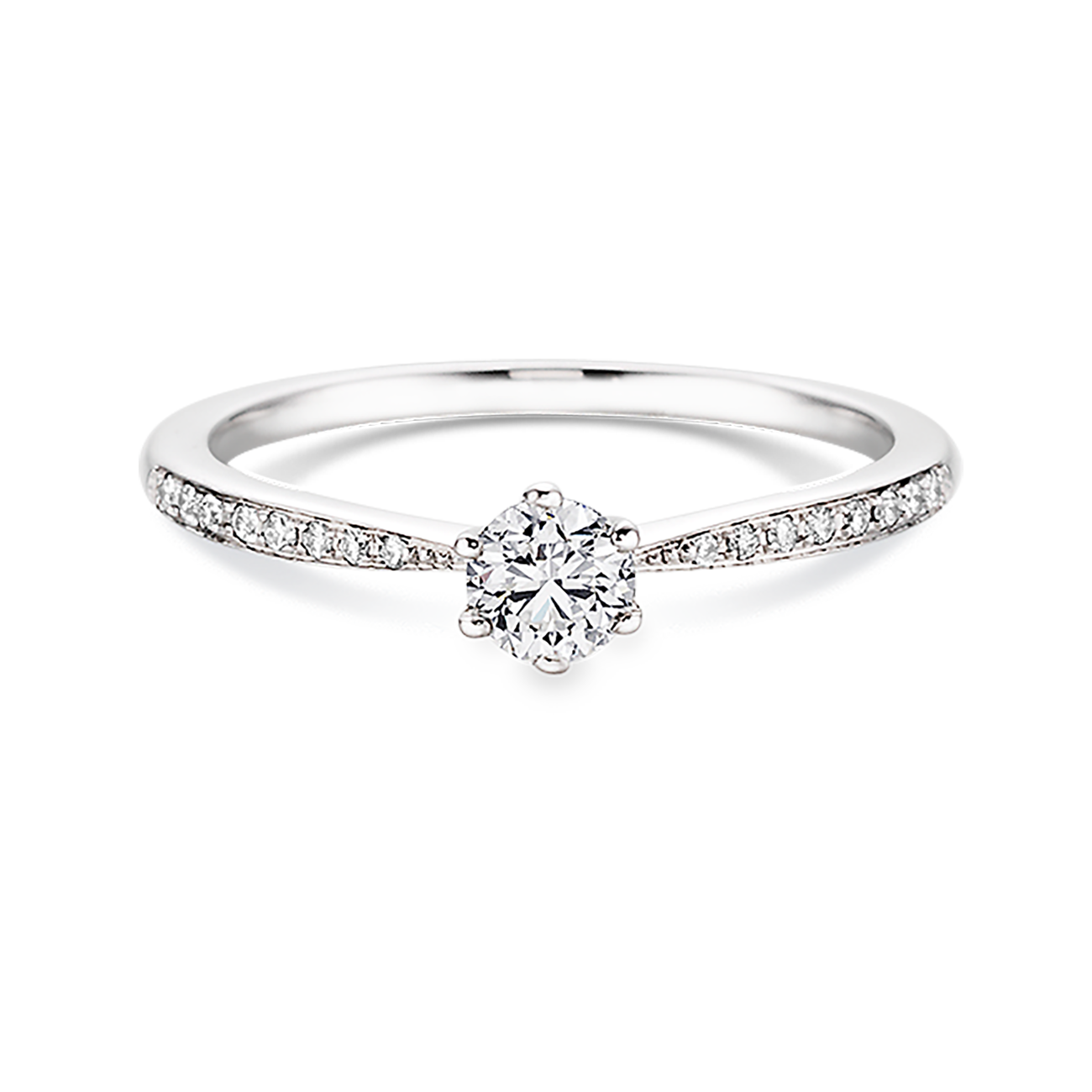Brillantring 0,21 ct 750er Weissgold Anna
