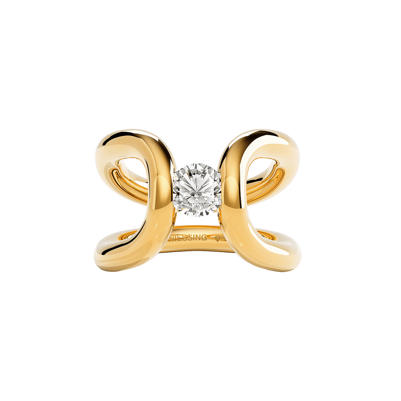 Brillantring 0,50ct 750er Gelbgold Ära C