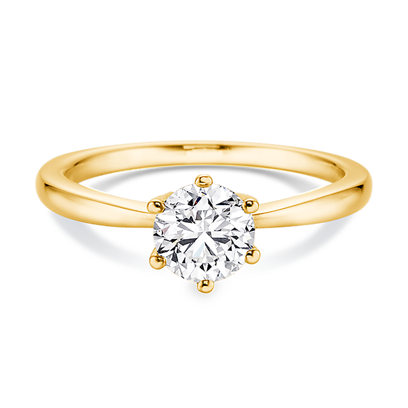Brillantring 1,00 ct 750er Gelbgold Julia