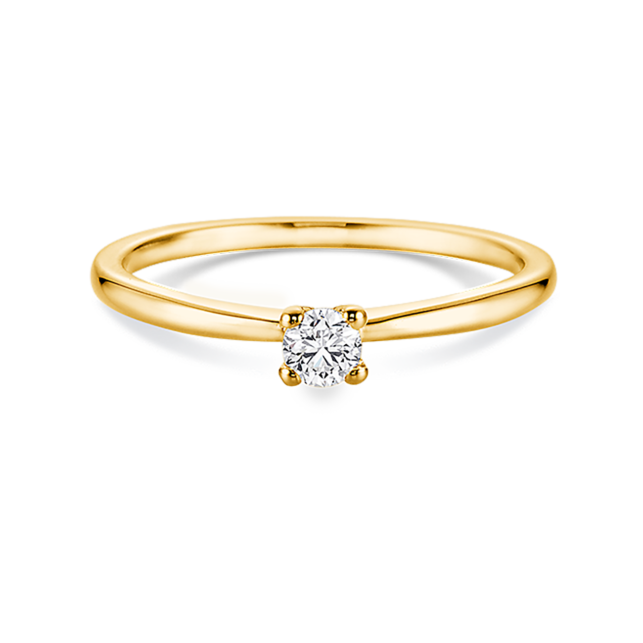 Brillantring 0,15 ct 750er Gelbgold Marie