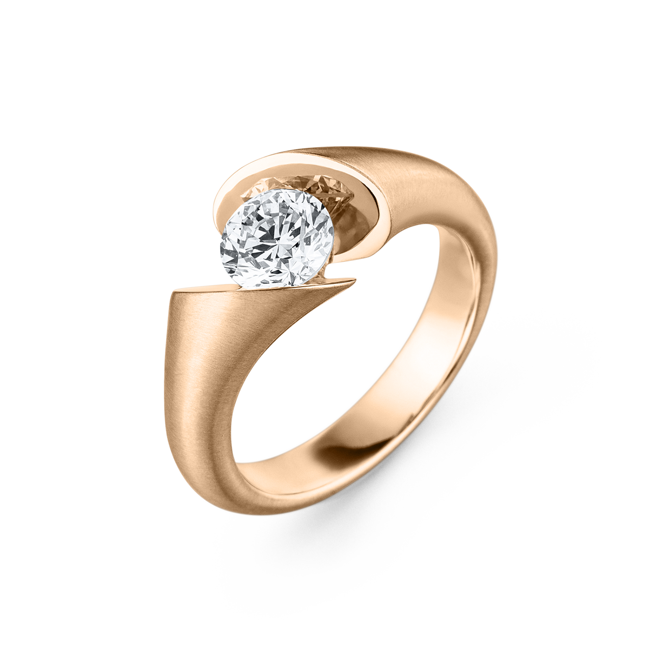 Brillantring 1,20 ct 750er Roségold Calla
