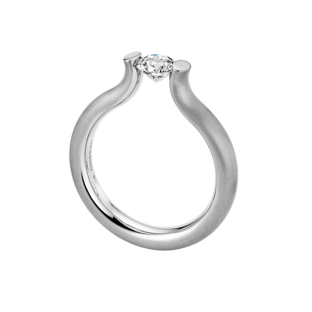 Brillantring 0,40ct 950er Platin Heaven