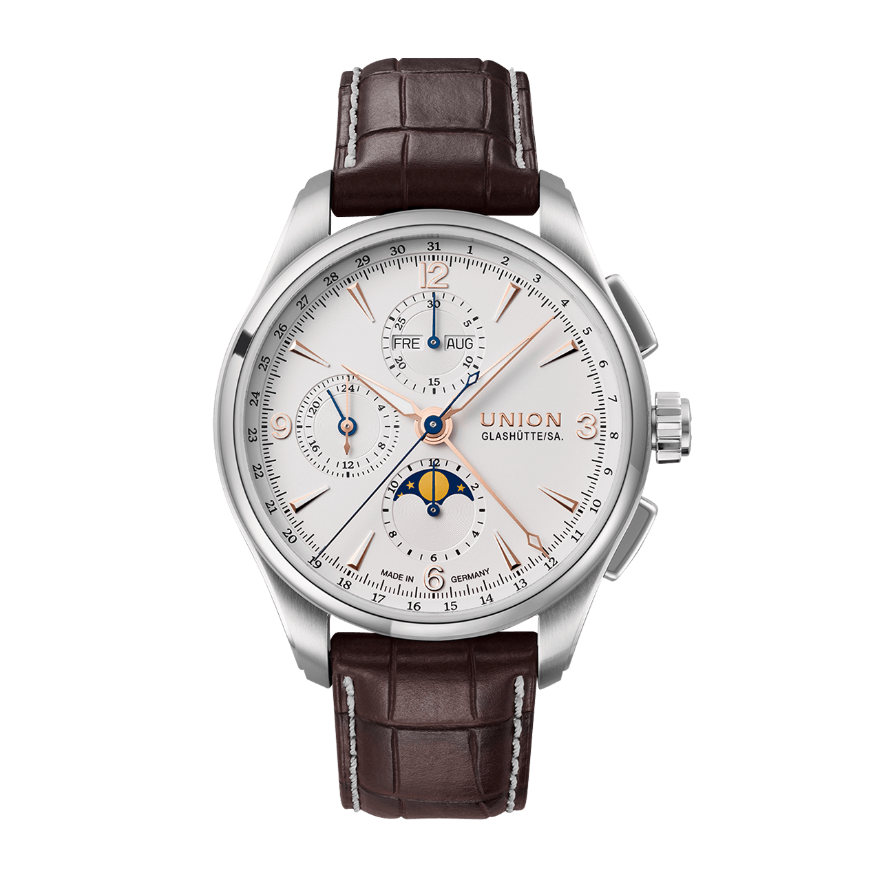 Chronograph Mondphase Automatik Uhr
