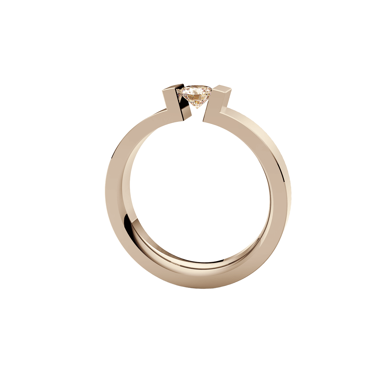 Brillantring 0,30ct 750er Rosewood Highend C