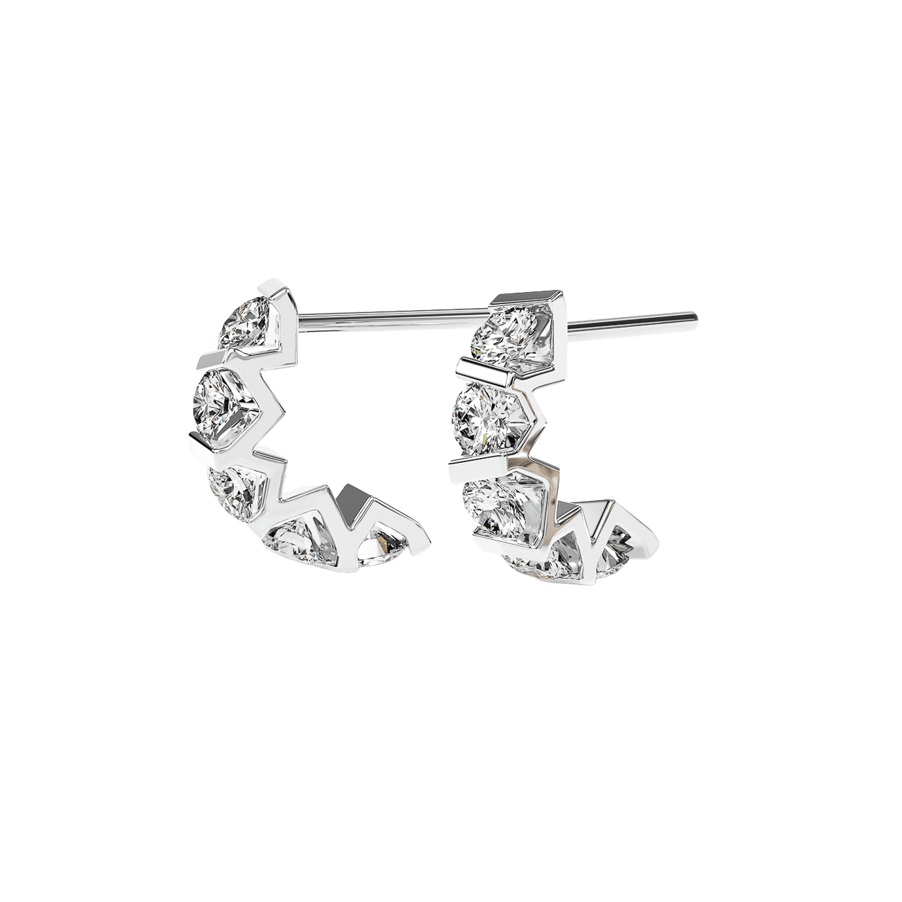 Ohrringe Brillant 1,16ct 950er Platin Vivida