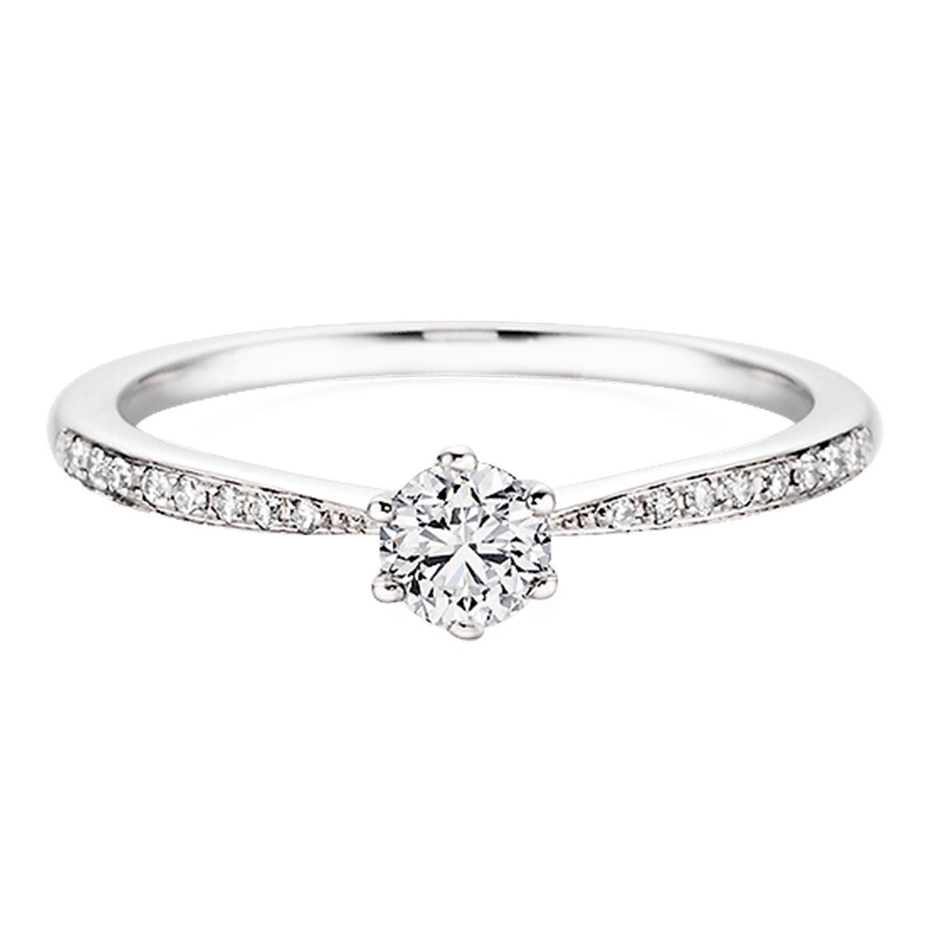 Brillantring 0,56 ct 750er Weissgold Anna