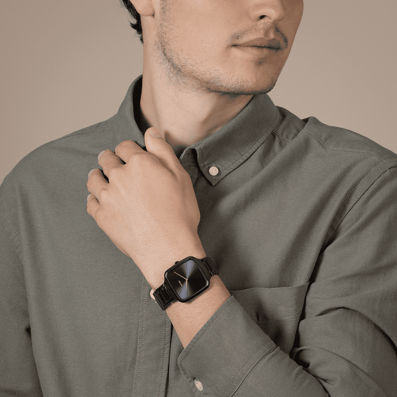 True Square Thinline Quarz Uhr