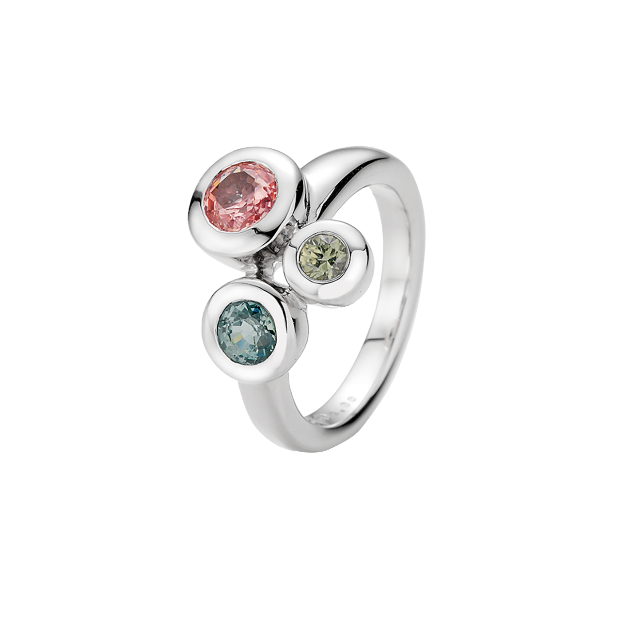 Ring Saphir 750er Weissgold Melody