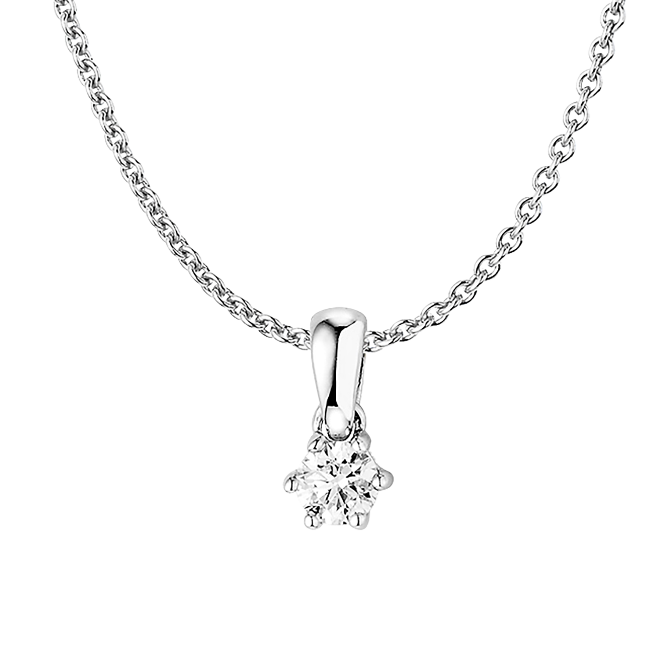 Anhänger Brillant 0,20 ct 750er Weissgold Julia