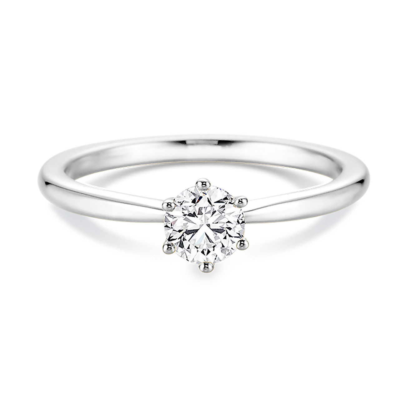 Brillantring 0,50 ct 750er Weissgold Julia