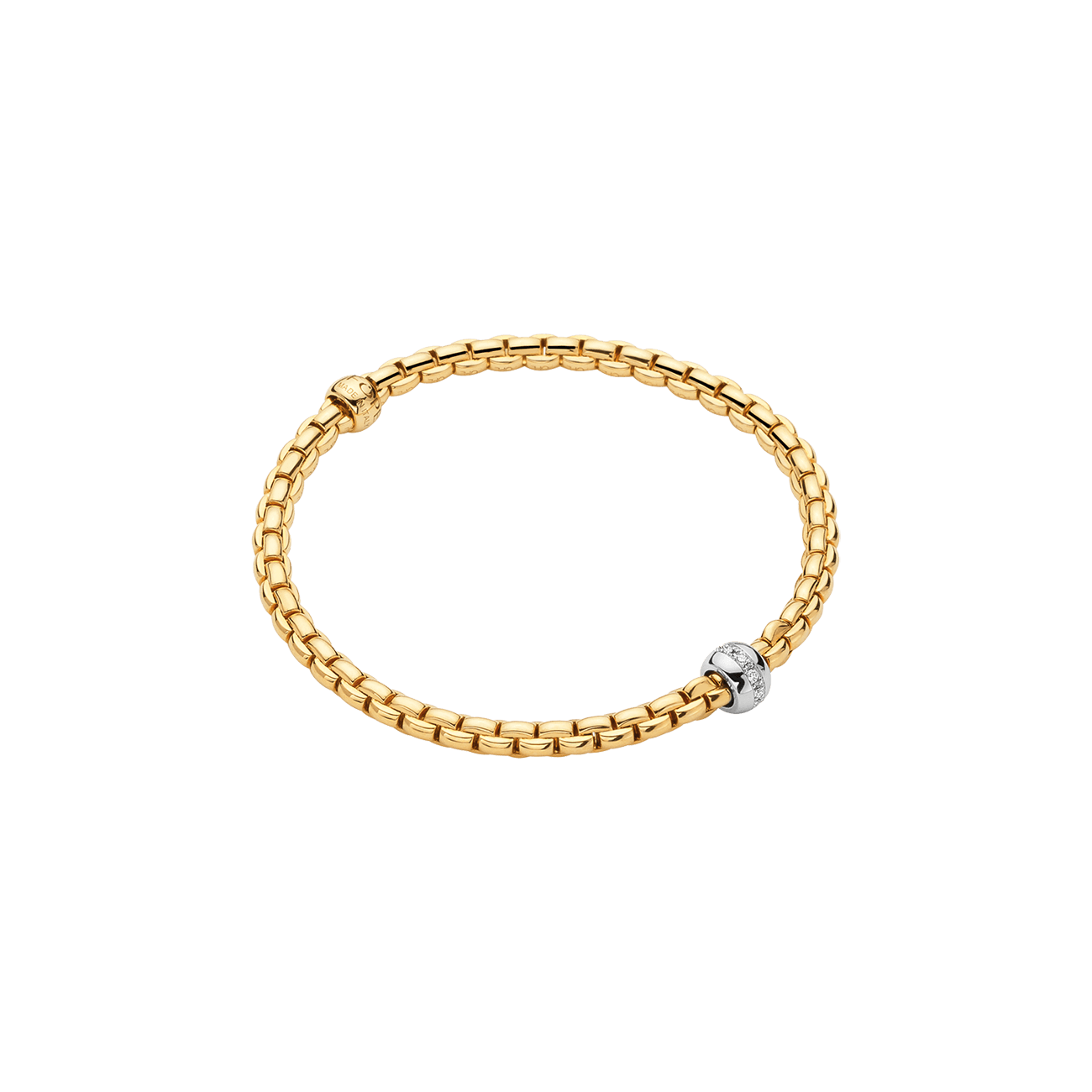 Brillantarmband 0,07 ct 750er Gold bicolor Eka Tiny