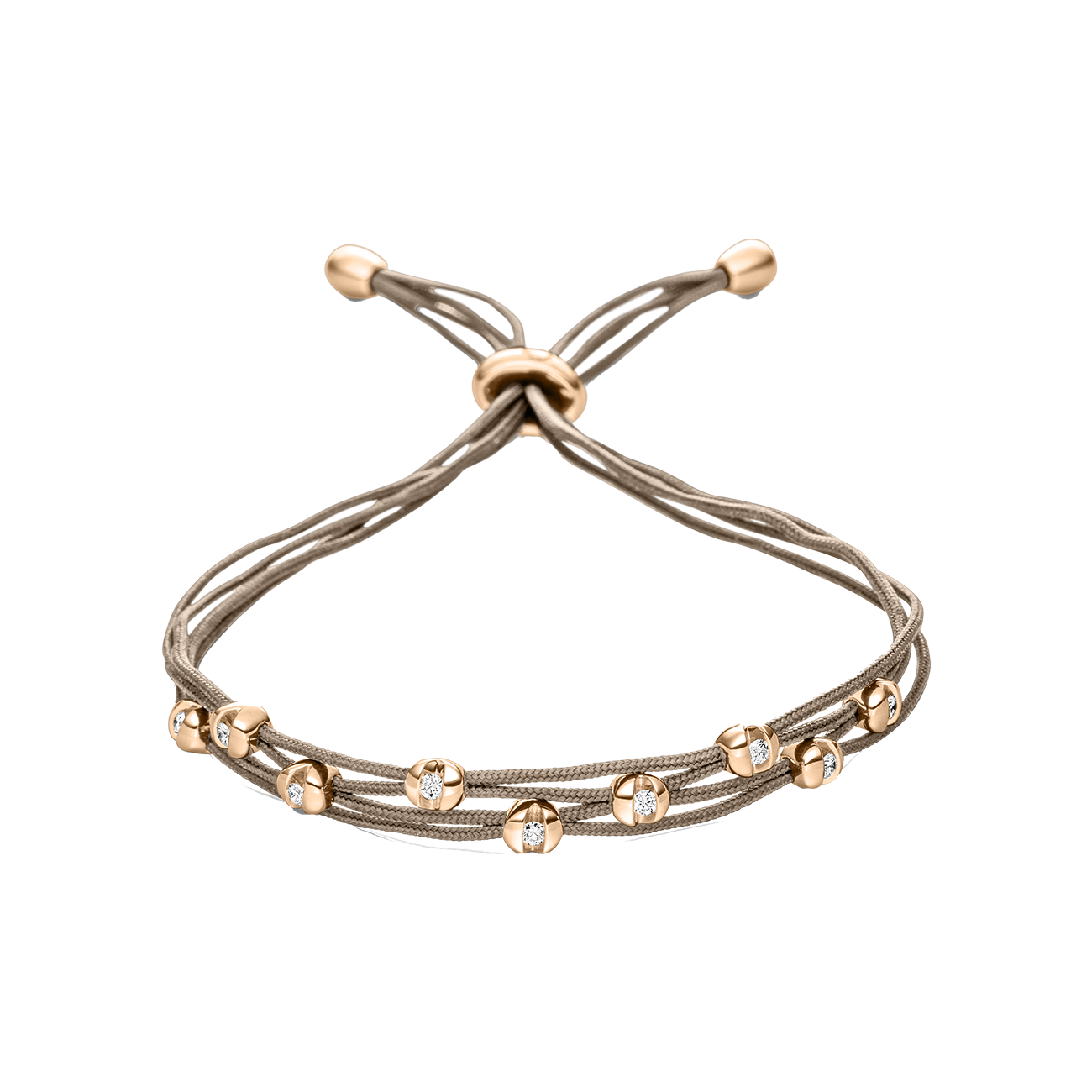 Brillantarmband 0,13 ct 750er Roségold Colortaire