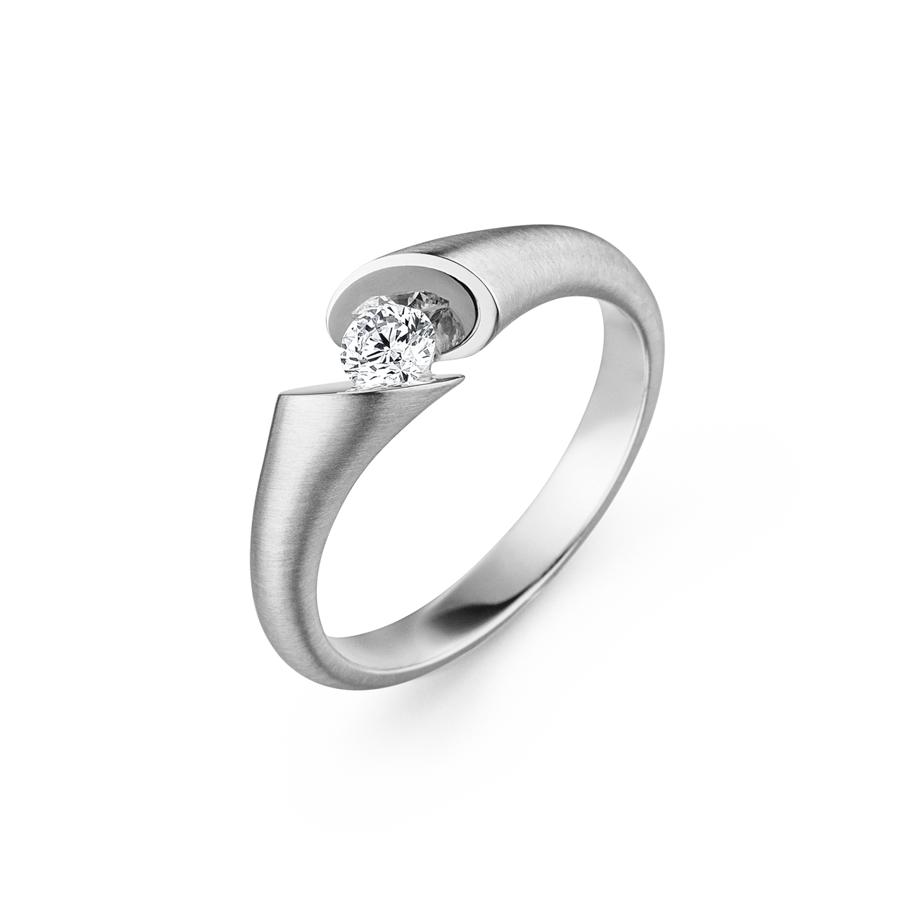 Brillantring 0,23 ct 750er Weissgold Calla