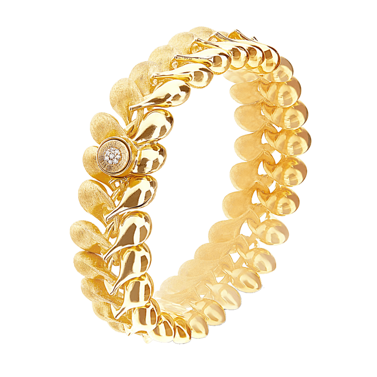 Brillantarmband 0,04 ct 750er Gelbgold Trasformista