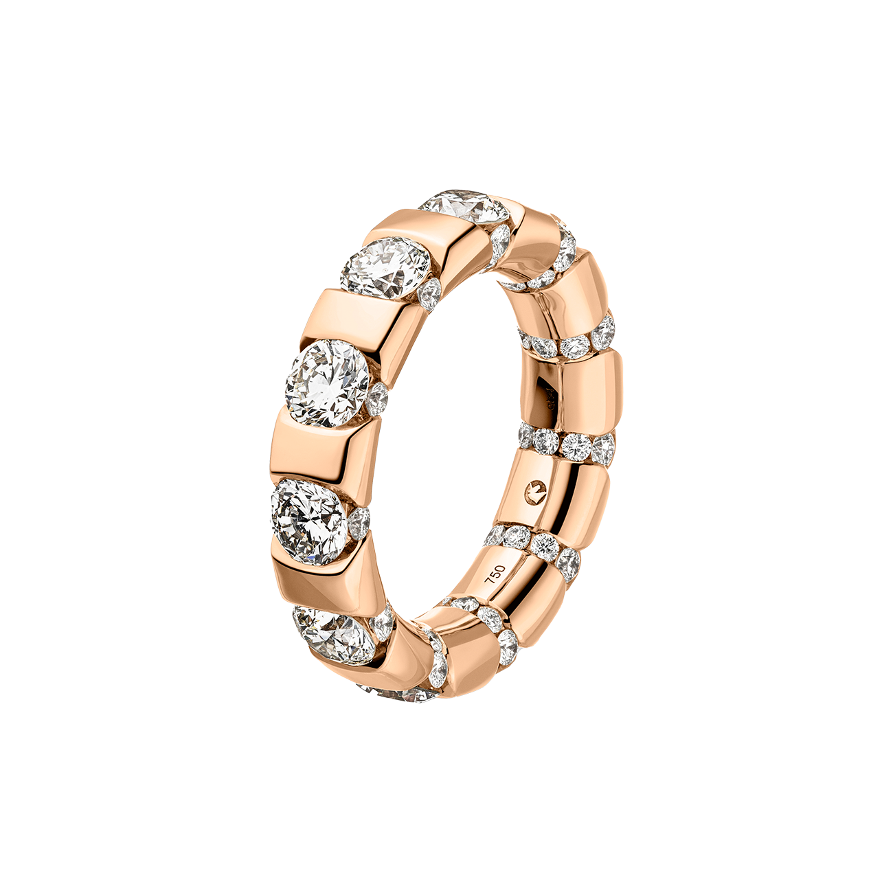 Brillantring 4,11 ct 750er Roségold Paradoxal
