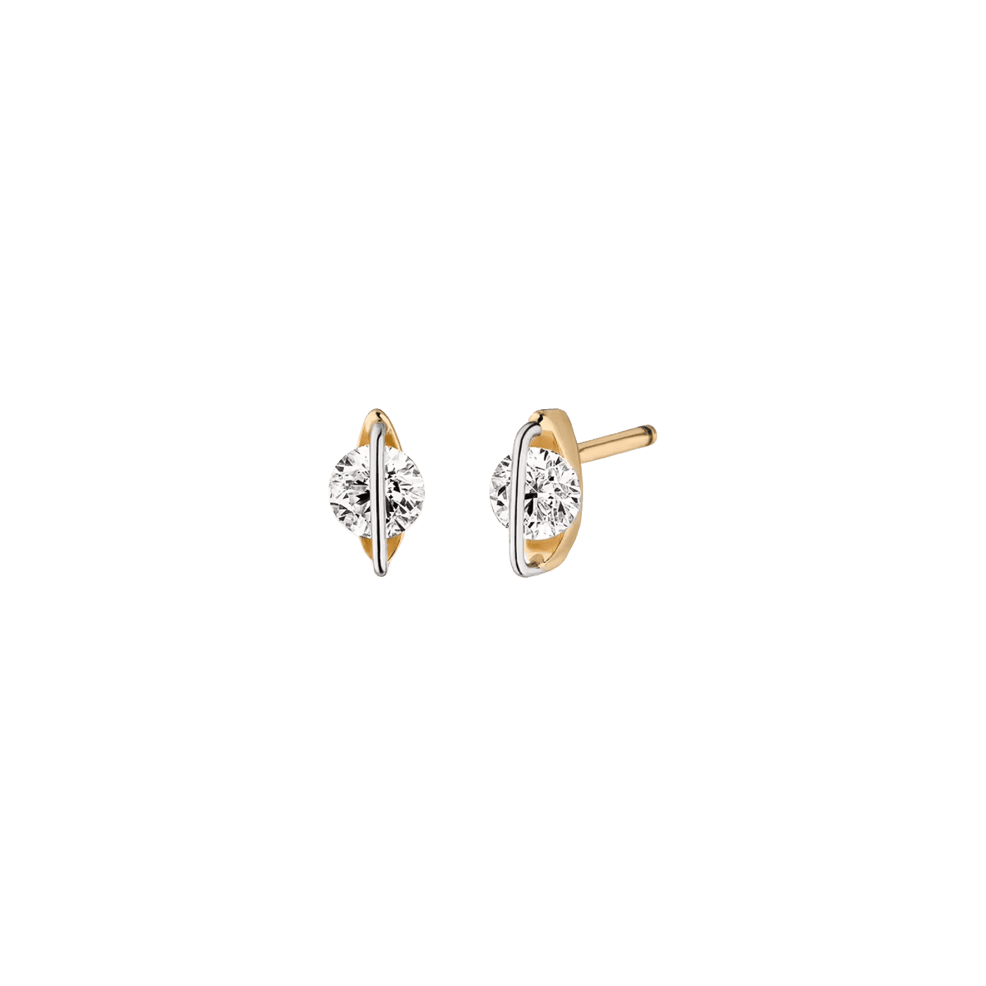 Ohrringe Brillant 0,50 ct 750er Gelbgold Liberté
