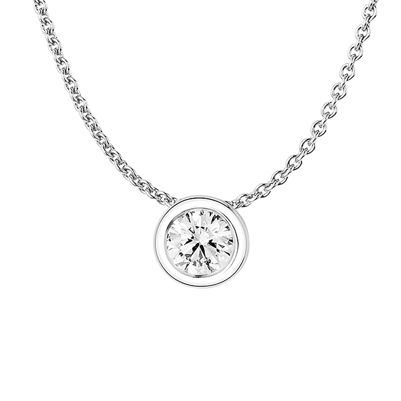 Anhänger Brillant 0,70 ct 750er Weissgold Emma