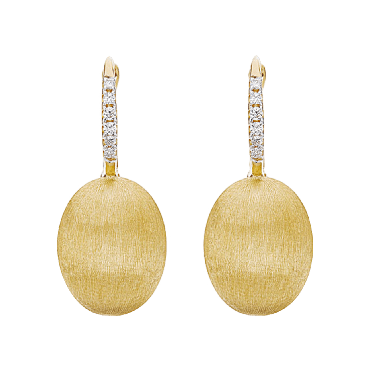 Ohrringe Brillant 0,10 ct 750er Gelbgold Dancing Elite