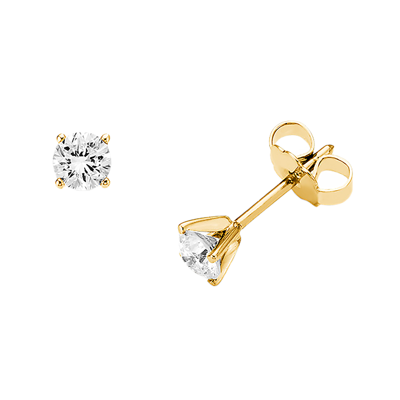 Ohrringe Brillant 0,50 ct 750er Gelbgold Marie