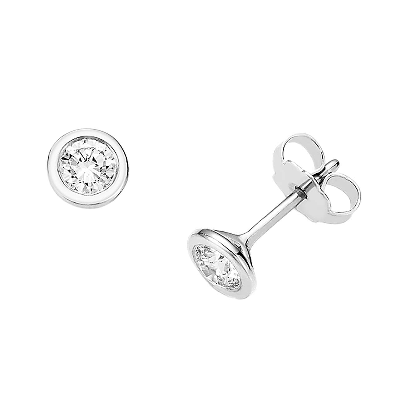 Ohrringe Brillant 0,50 ct 750er Weissgold Emma