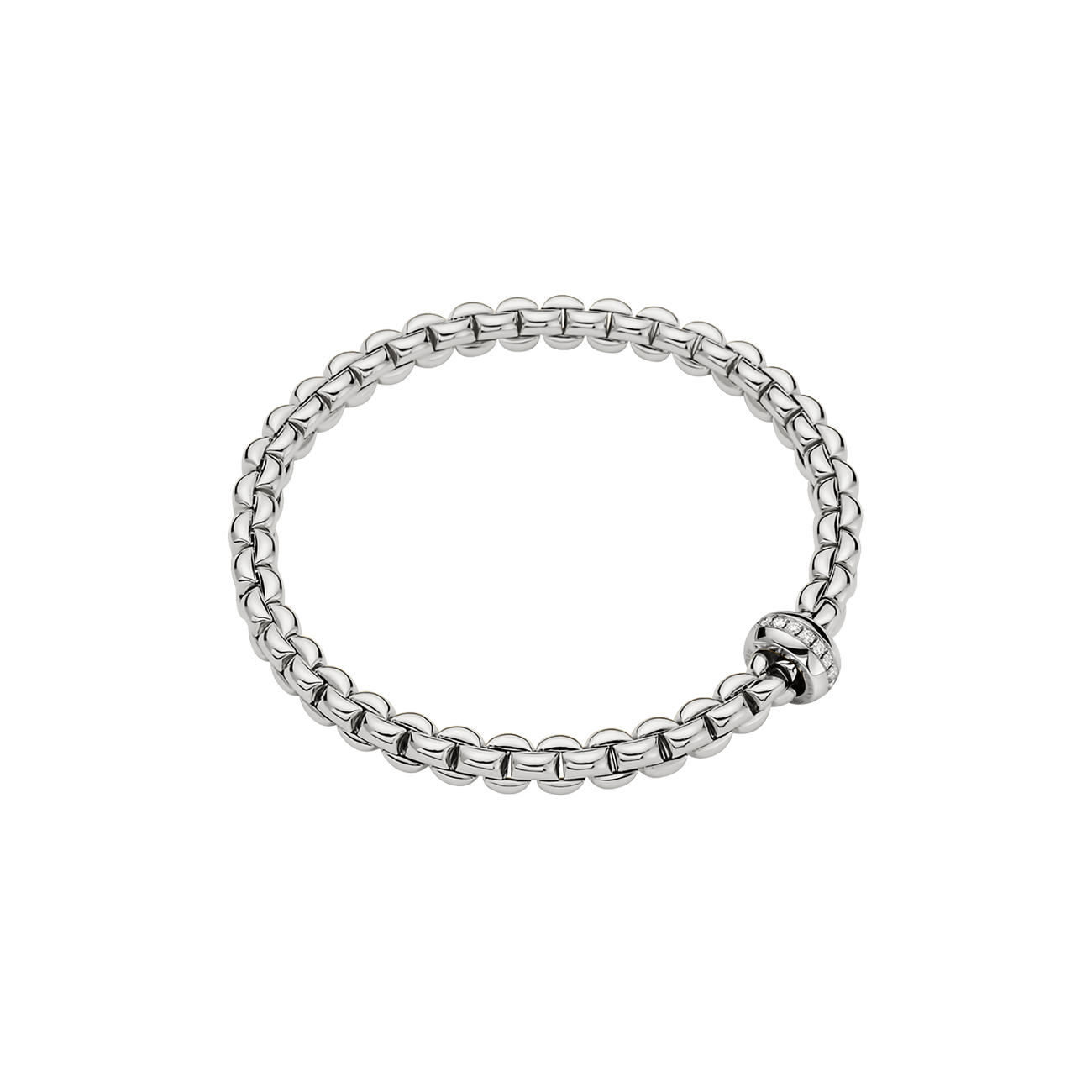 Brillantarmband 0,15 ct 750er Weissgold Flexit