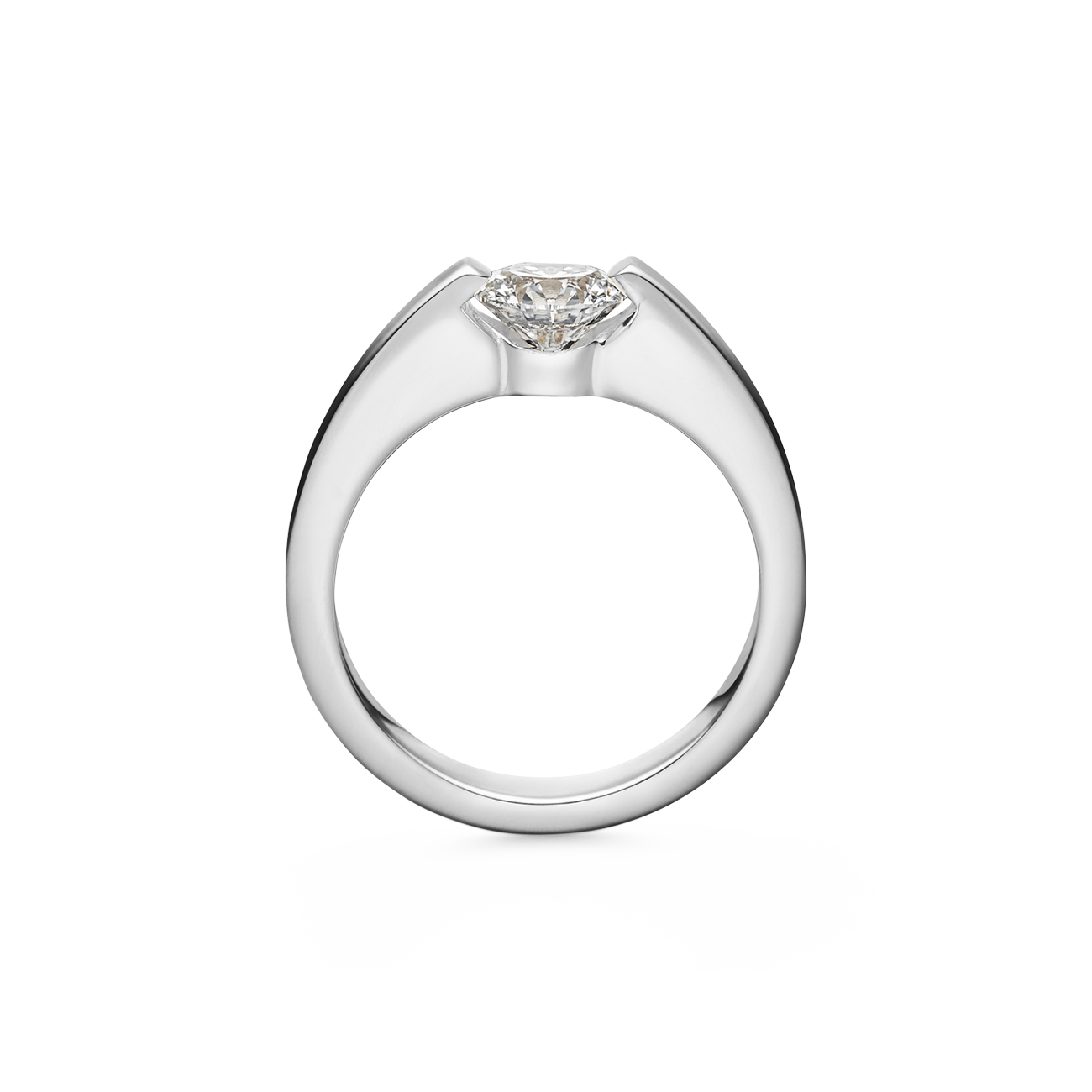 Brillantring 0,50 ct 750er Weissgold Liberté