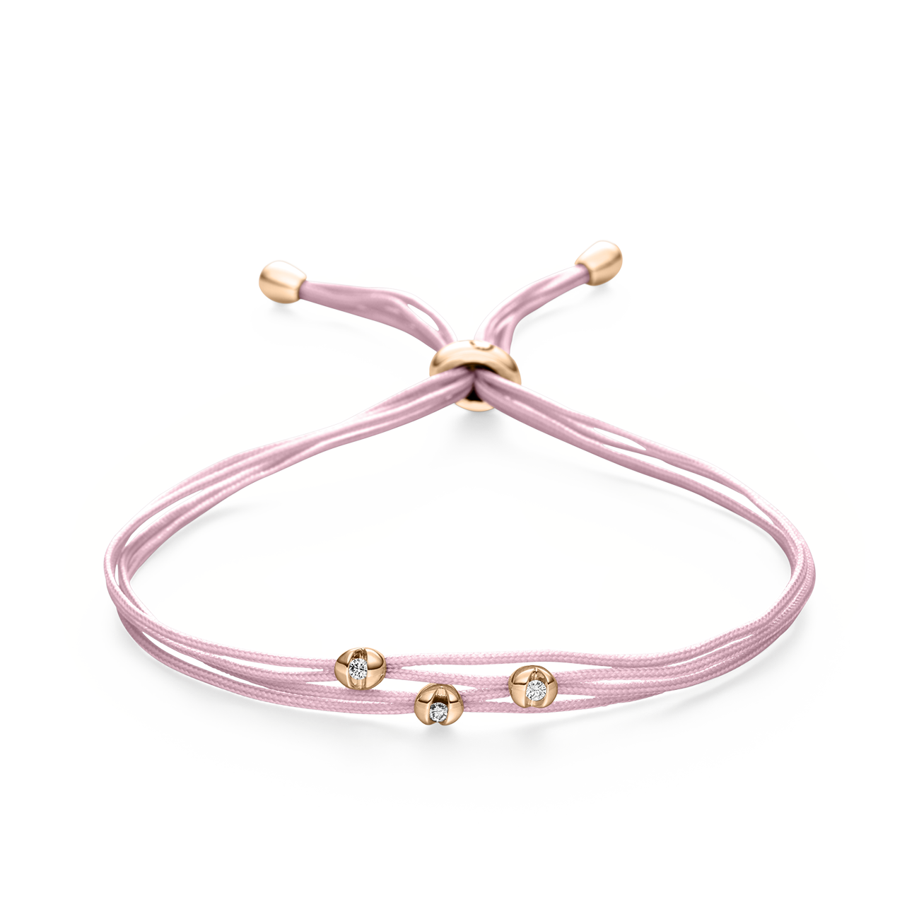 Brillantarmband 0,04 ct 750er Roségold Colortaire