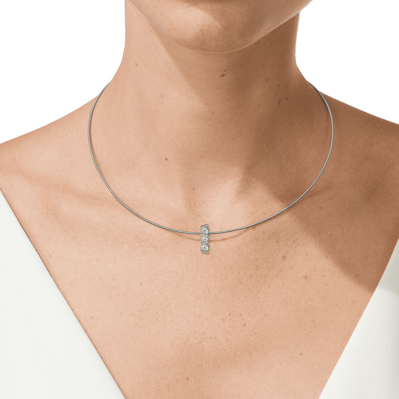 Anhänger Brillant 0,48ct 950er Platin Vivida