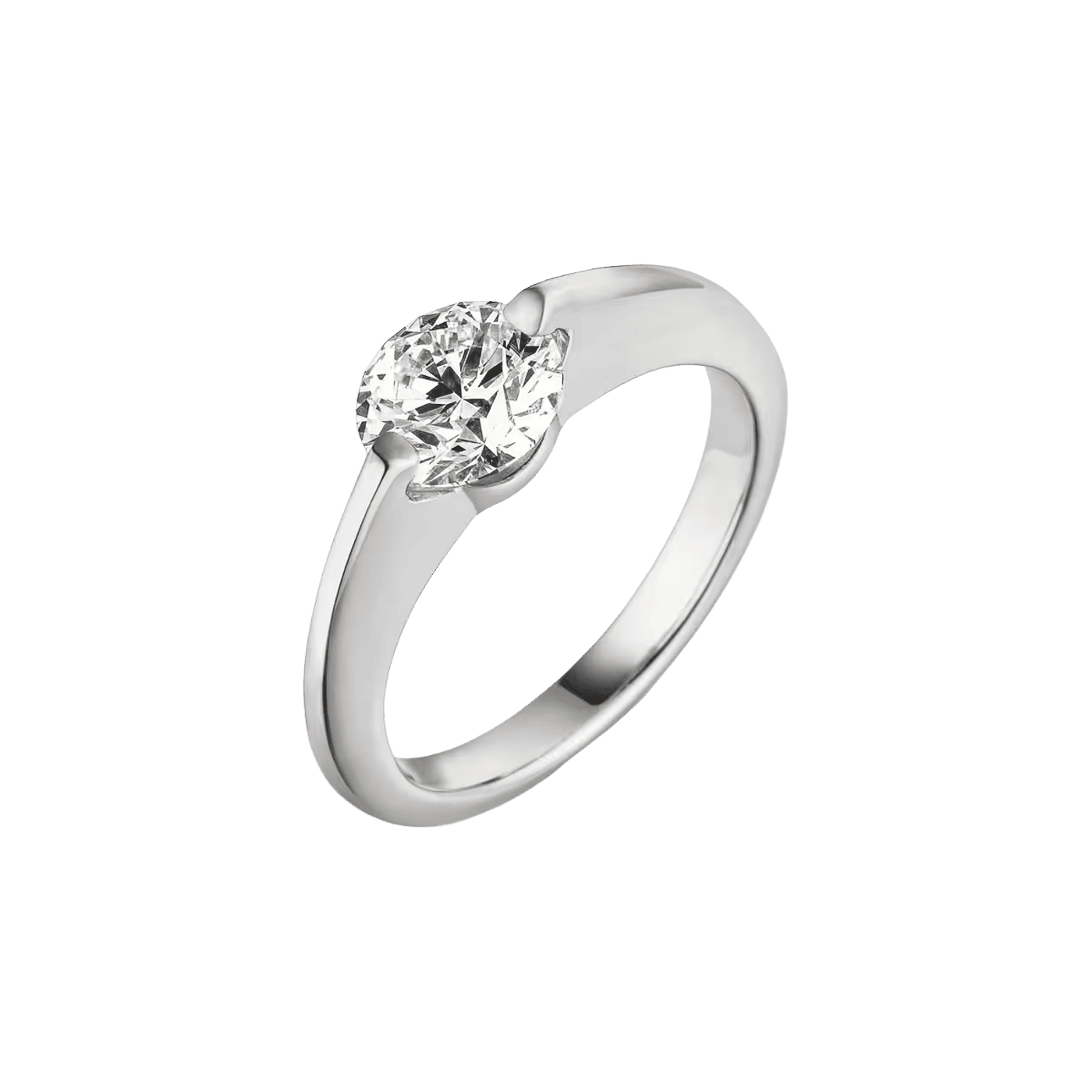 Brillantring 1,16 ct 750er Weissgold Liberté