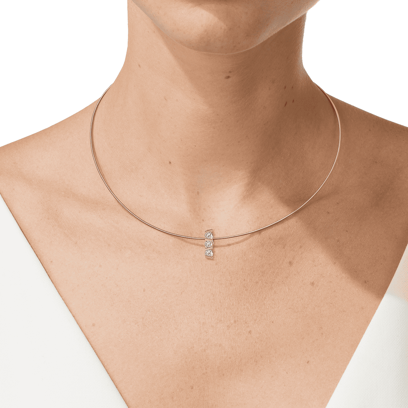 Anhänger Brillant 0,48ct 750er Rosewood Vivida