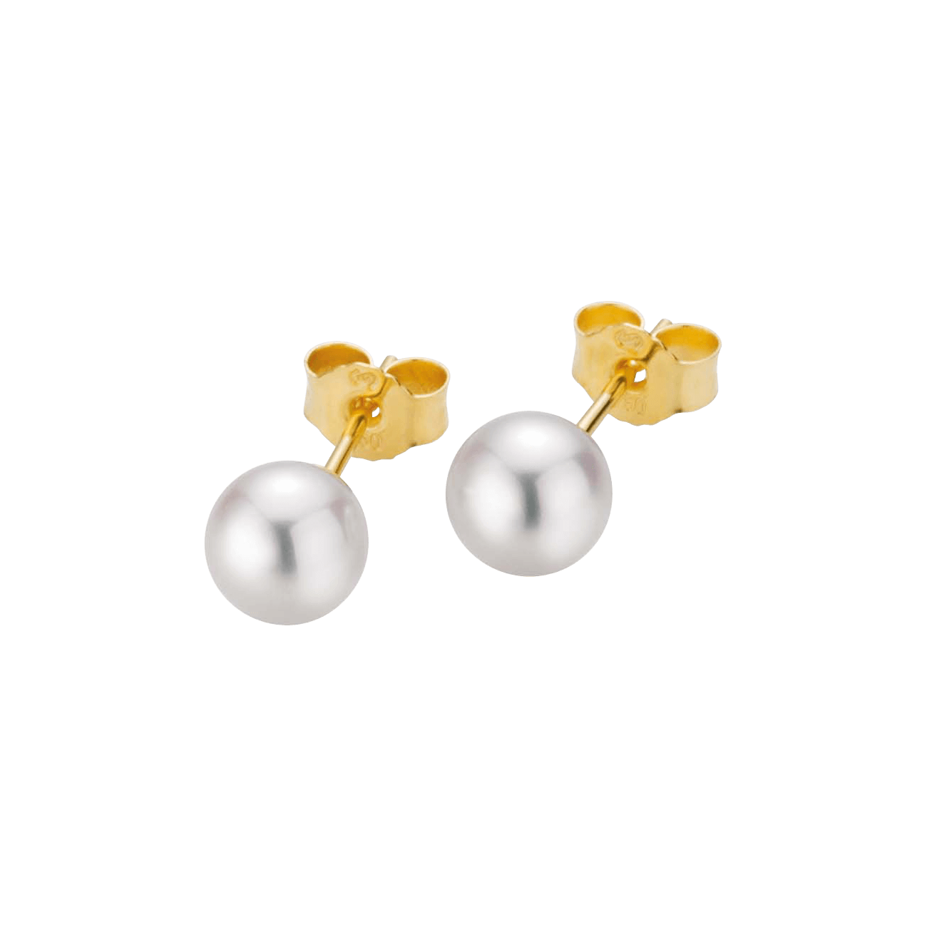 Ohrringe Zuchtperle 585er Gelbgold Basics 