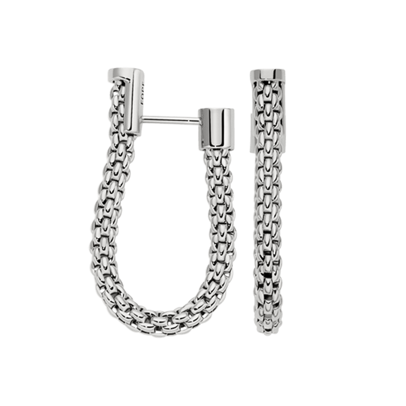 Ohrringe 750er Weissgold Essentials Flex'it