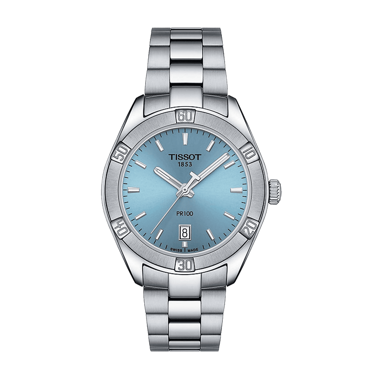 PR100 Lady Chic Ice Blue Quarz Uhr