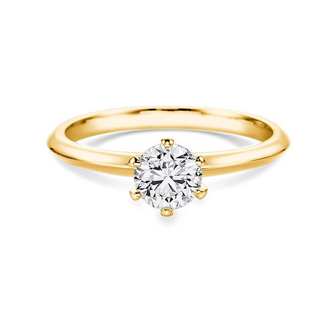 Brillantring 0,50 ct 750er Gelbgold Sophie
