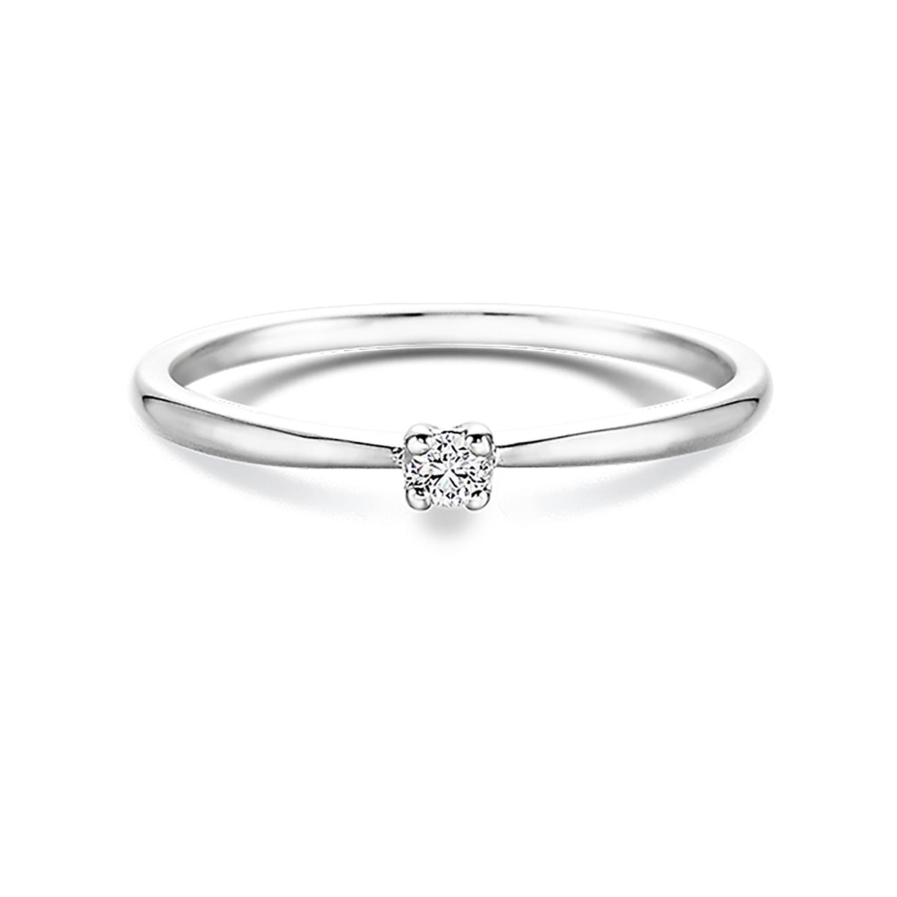 Brillantring 0,05 ct 750er Weissgold Marie