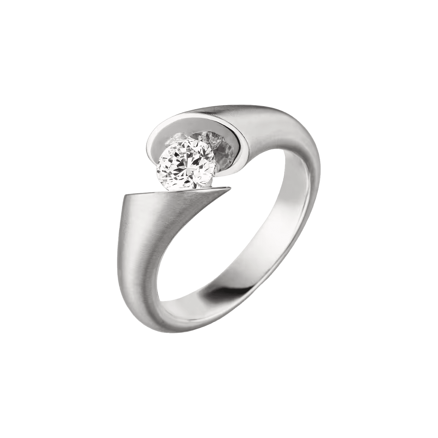 Brillantring 0,50 ct 750er Weissgold Calla
