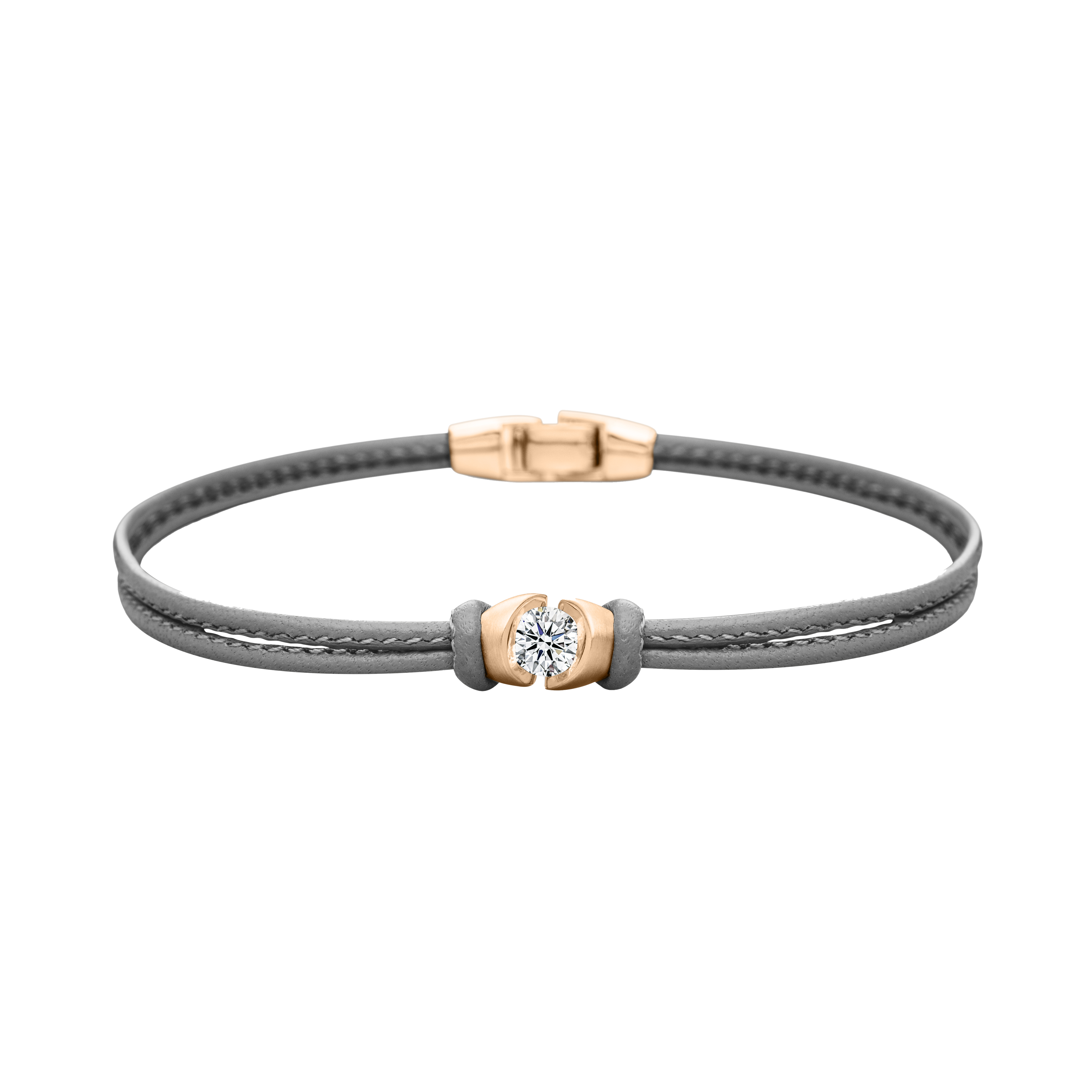 Brillantarmband  1,00 ct 750er Roségold Colortaire